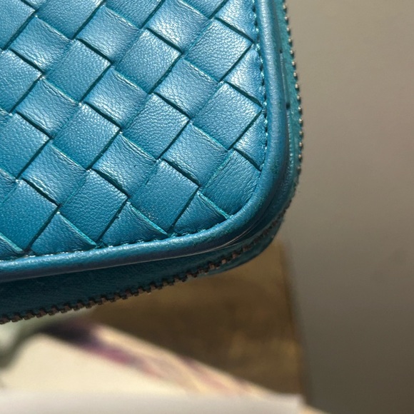 Bottega Veneta Turquoise Crossbody Bag - Picture 11 of 15